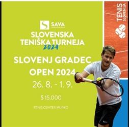 Začenja se mednarodni profesionalni turnir v tenisu WTT Slovenj Gradec Open 2024 v organizaciji Tenis Slovenija