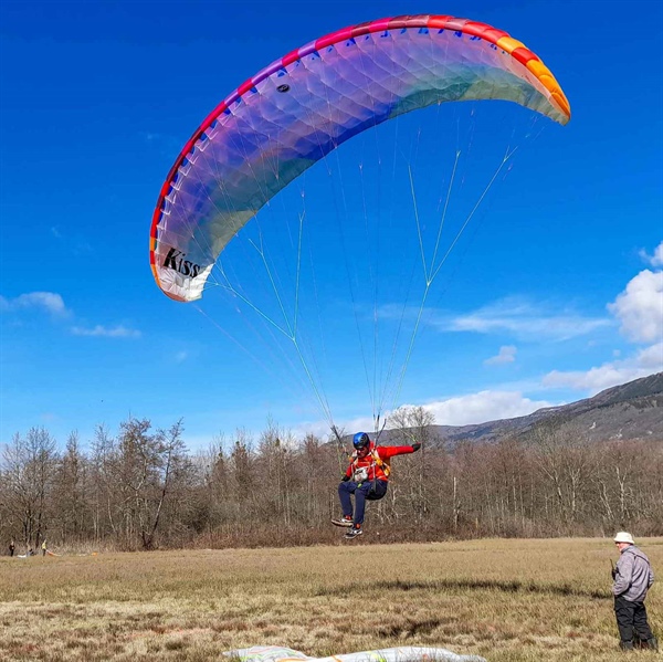 Koroški jadralni padalec Matjaž Ferarič je bil drugi na državnem prvenstvu